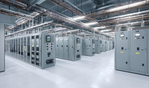 Low voltage switchgear line-up in a data center electrical room